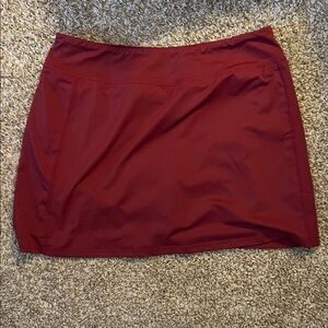 BlevonH Wine Athleisure Tennis Golf Skort Inner Pocket Large NWT